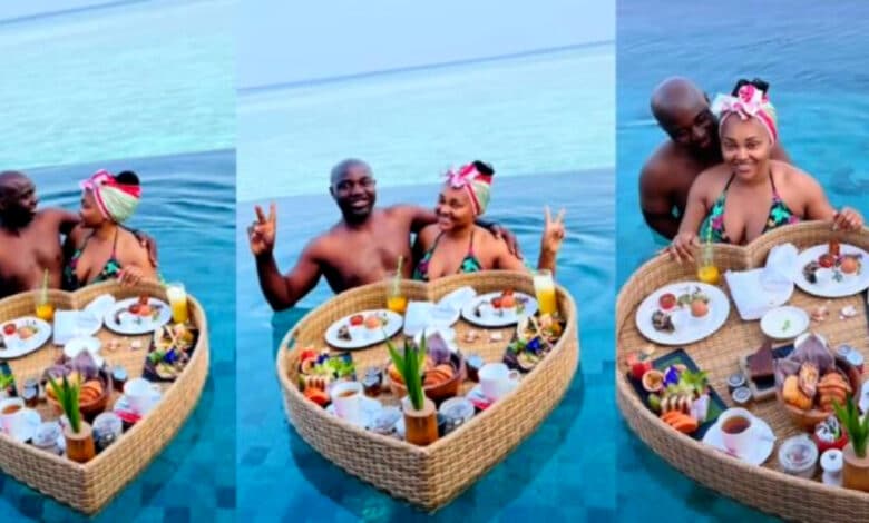 Mercy Aigbe shares vacation with husband Adeoti at Maldives (VIDEO)