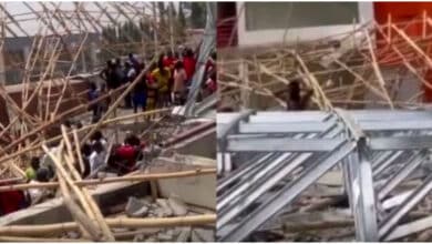 Just In: Many trapped as two-storey building under construction collapses in Gwarinpa, Abuja