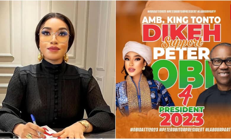 I willingly give my support to vote rightly for Peter Obi - Tonto Dikeh