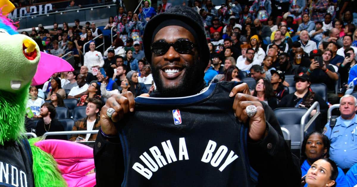 Burna Boy 2023 NBA All-star game 