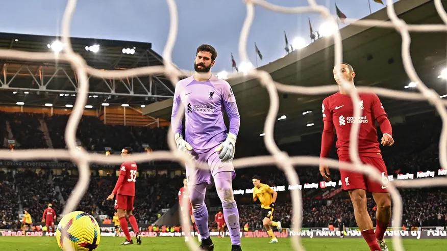 It's difficult to explain why Liverpool is not performing - Alisson speaks after defeat to Wolves