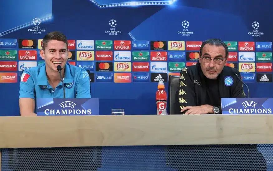 Jorginho says Mikel Arteta reminds him of former Chelsea manager Maurizio Sarri