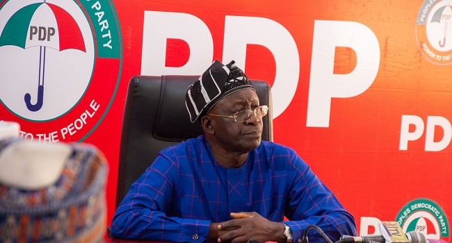 PDP Chairman suffers gaffe during Kano rally, says party has brought shame to Nigeria