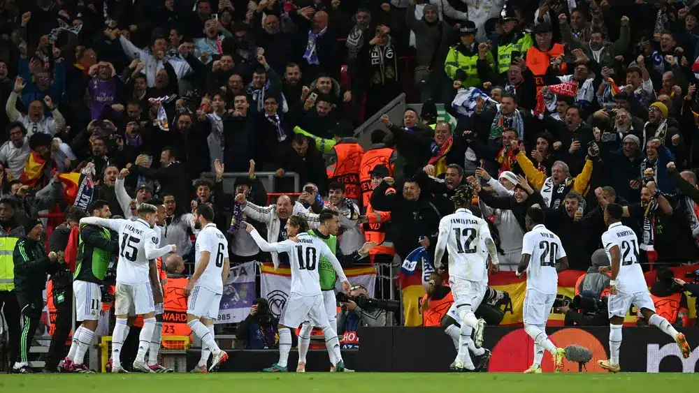 Real Madrid broke 6 records after defeating Liverpool at Anfield 