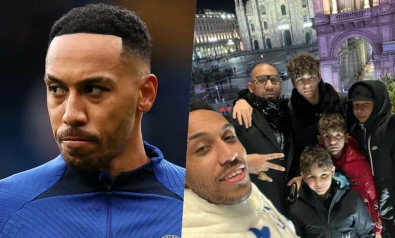 Aubameyang spotted in Milan while Chelsea played against Fulham