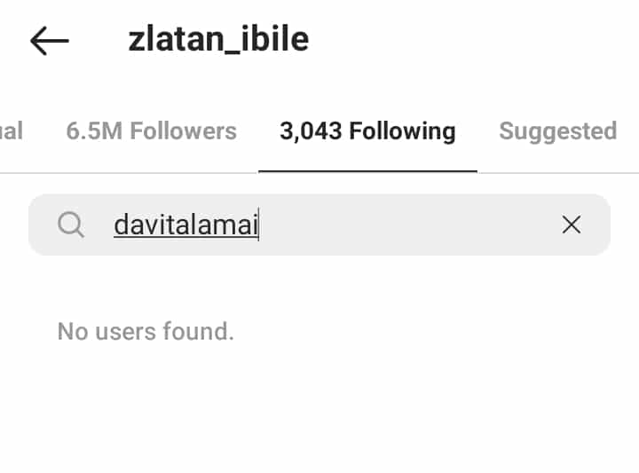 Zlatan and babymama Davita stir break up rumours as they unfollow each on Instagram