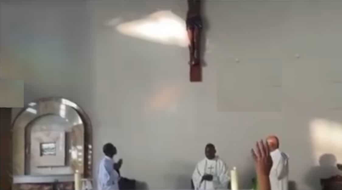 Mother Mary spotted in Church