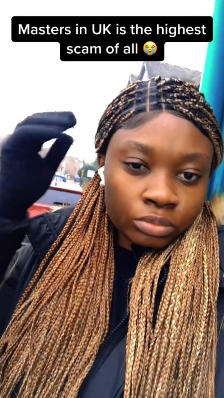 "Masters in the UK is the highest scam of all" — Nigerian student breaks down expenses (Video)