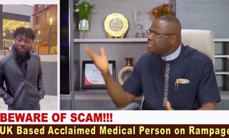 Doctor calls out UK based Nigerian scamming victims with claims that 'eba' causes fibroid, and other lies (Video)