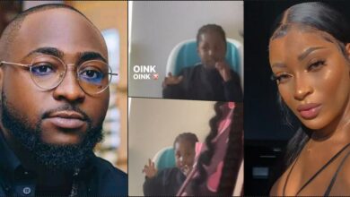 "The resemblance" — Netizens gush as Larissa London shares video of Davido's son