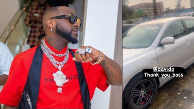 Davido gifts one of his crew members a new car