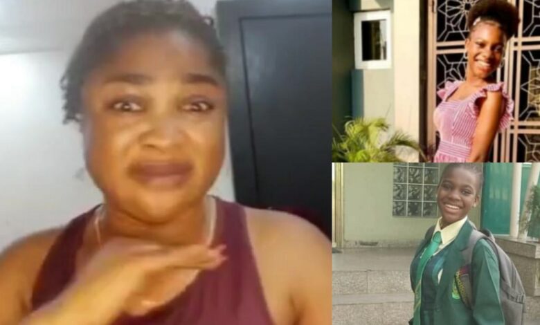 Heartbroken mother cries out after daughter slummed and died in Lagos school (Video)