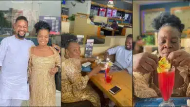 Man marks birthday of his mother with heart melting treat (Video)