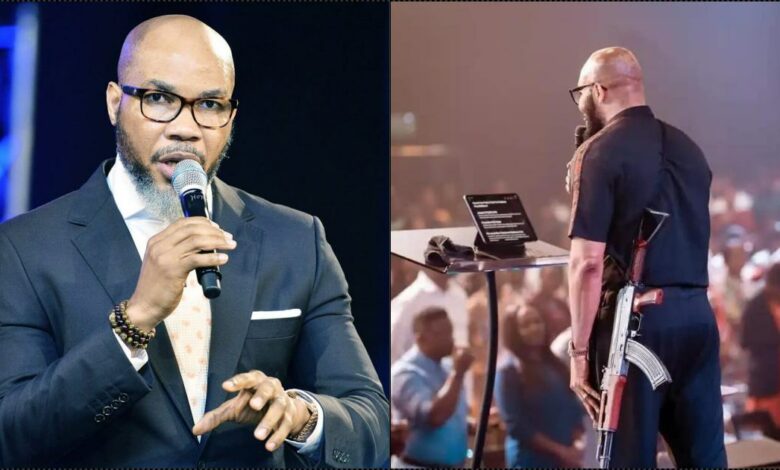 Abuja pastor arrested for possession of AK-47 rifle on pulpit