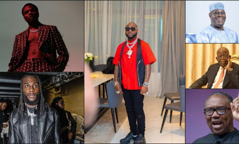 Man slams Wizkid, Davido, and Burna Boy for not participating in election