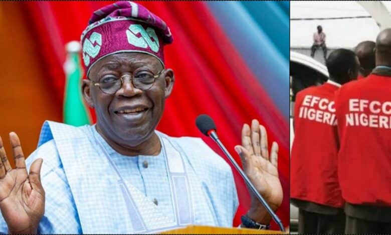 We did not raid Tinubu’s home — EFCC debunks N400bn recovery