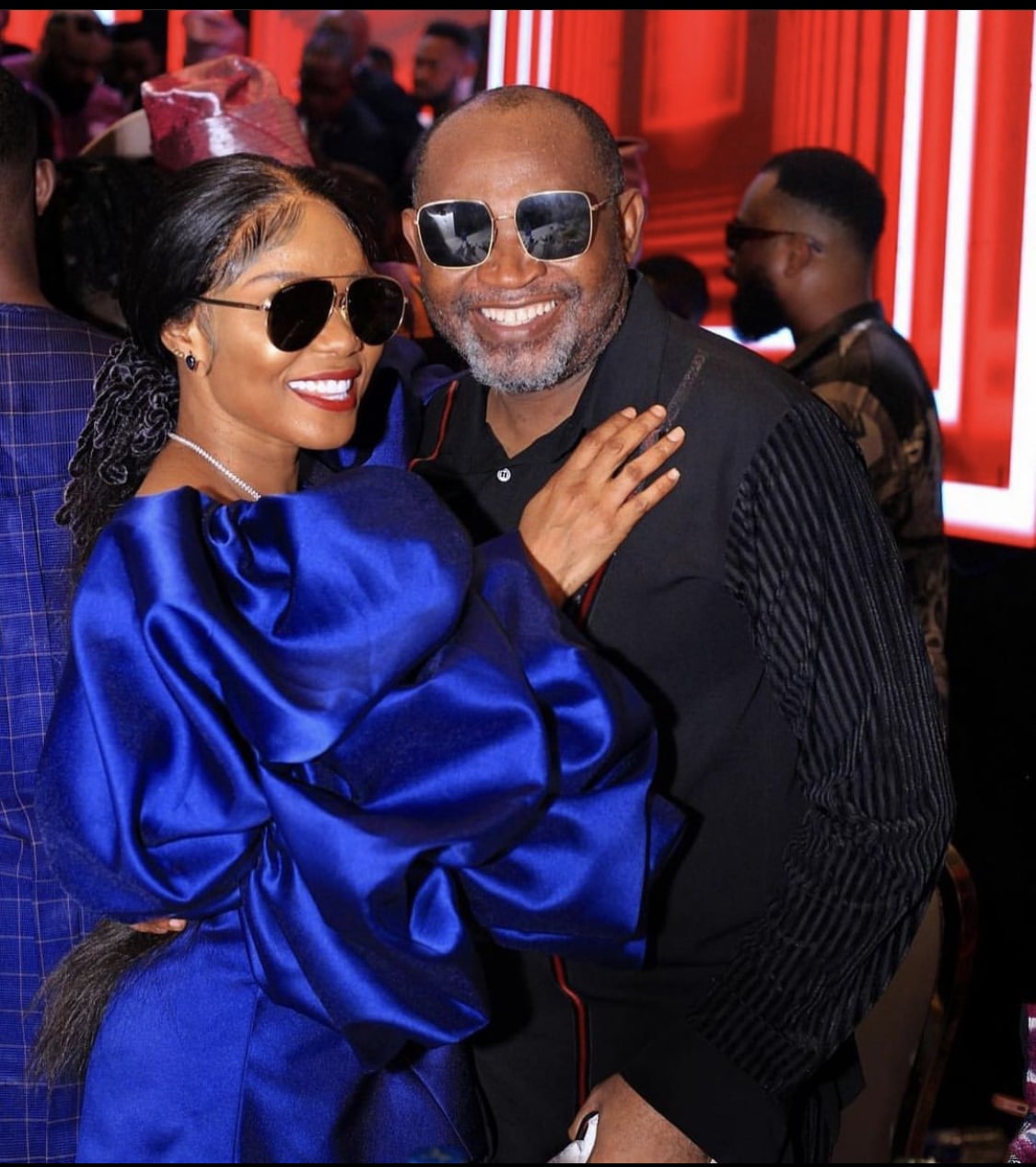 Iyabo Ojo and Paul Okoye