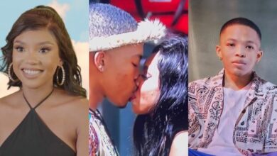 #BBTitans: Nelisa and Thabang share a kiss following Saturday night party (Video)