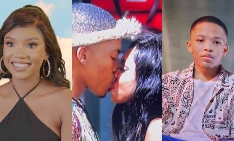 #BBTitans: Nelisa and Thabang share a kiss following Saturday night party (Video)