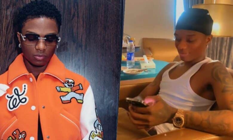 "Popsy behave like a celebrity na" — Mystery lady teases Wizkid (Video)