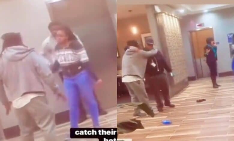 Man Cheating lady hotel