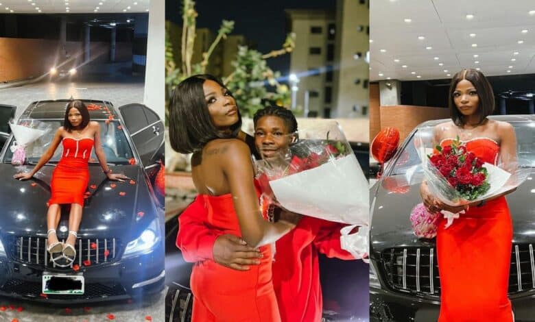 Gracious Brown Mercedes Benz boyfriend Valentine's day