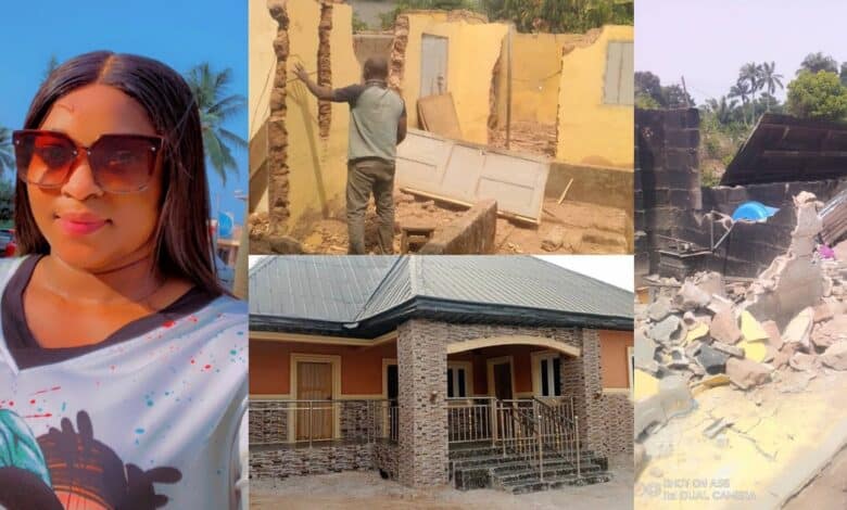 Lady mum new house bungalow