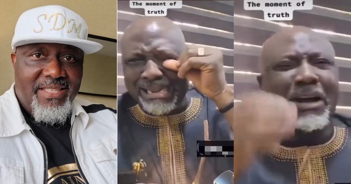 “He go soon decamp to APC” – Reactions as Dino Melaye is seen wailing on camera