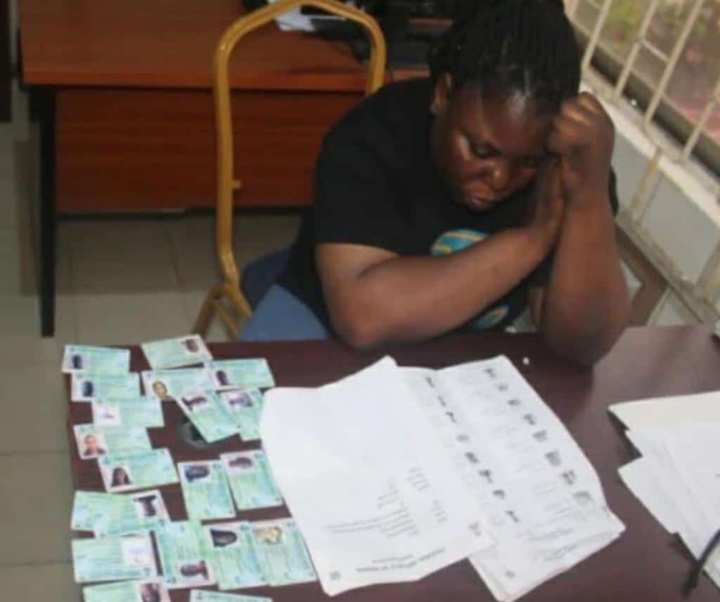 EFCC arrest 3 Nigerians in possession of 20 PVCs