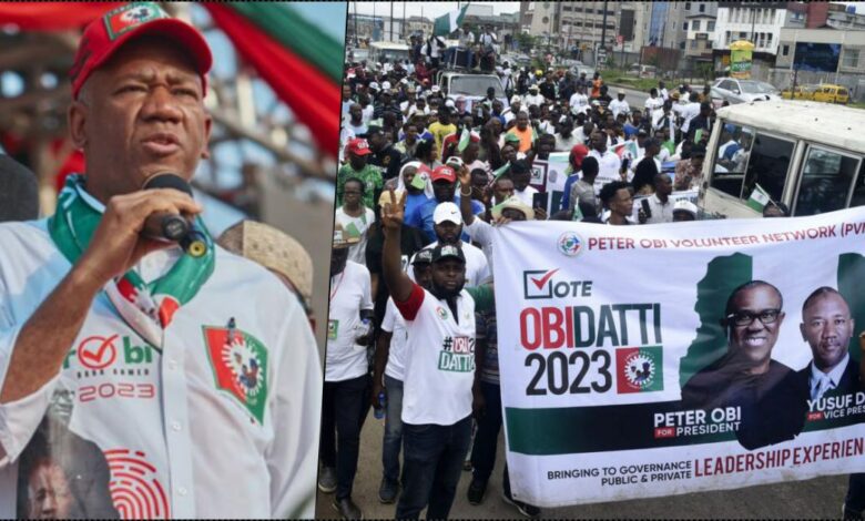 "PDAPC dey craze" - Peter Obi's vice, Datti slams opposition parties at Lagos rally