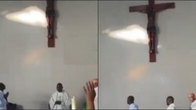 "Is that not sun’s reflection?" — Claims of Mother Mary spotted in Church ridiculed (Video)