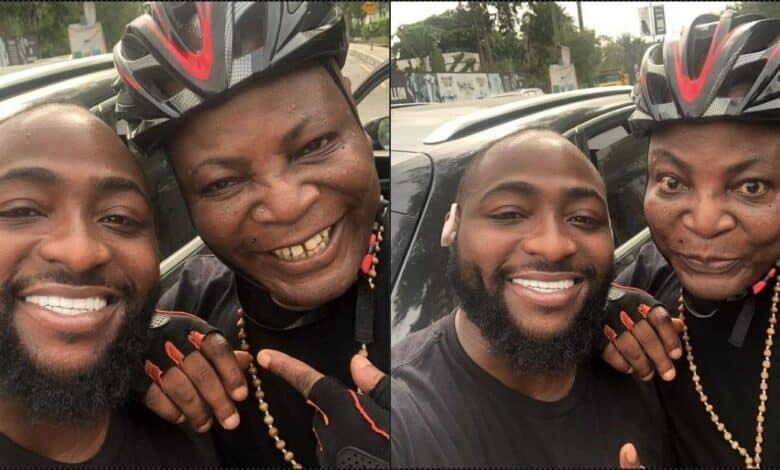 Charly Boy overwhelmed as he meets Davido