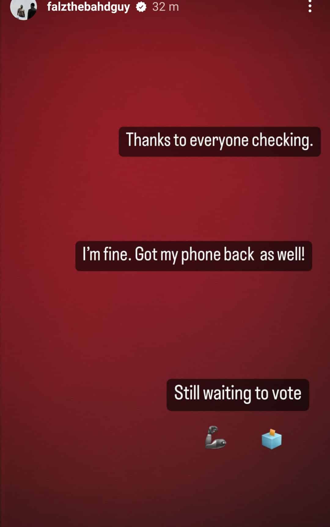 2023 Elections: Falz breaks silence over alleged assault at polling unit