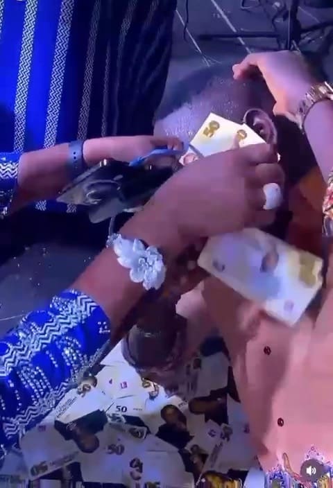 Naira Scarcity: Event planners print 'special money' sprayed at event (Video)