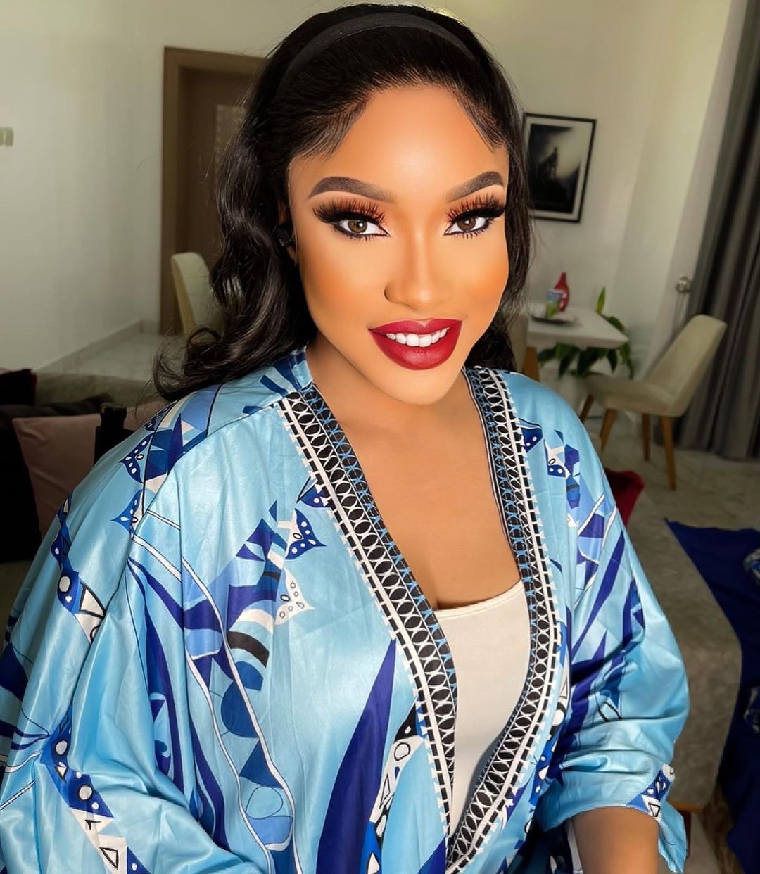 Actress Tonto Dikeh weighs in on Cubana Chief Priest baby mama saga (Video) 