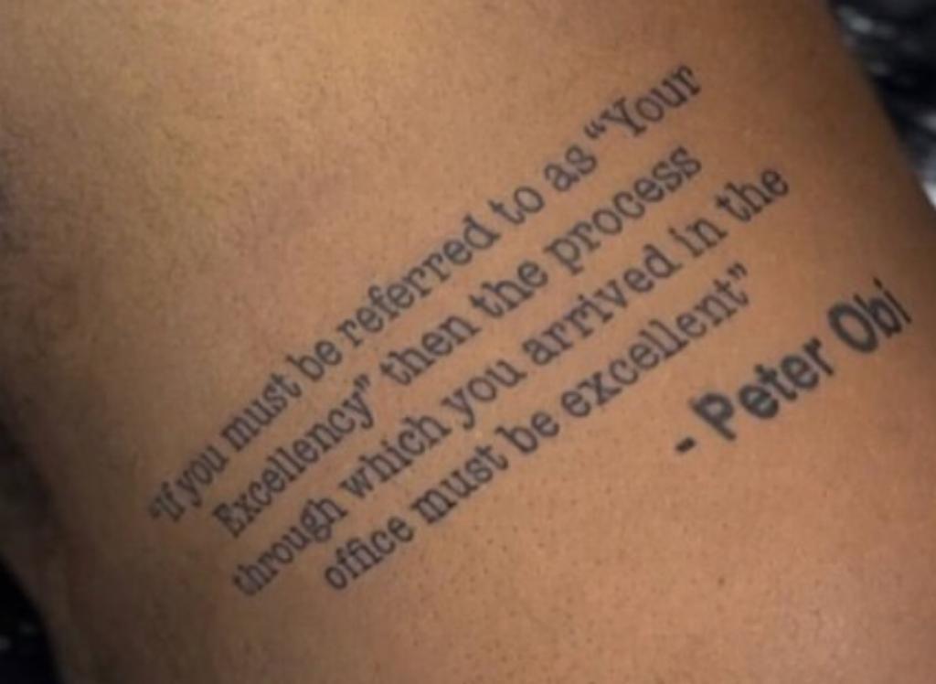 Peter Obi's quote