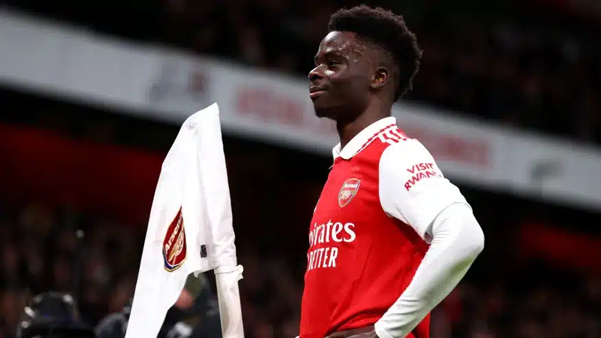Bukayo Saka wins first Premier League player of the month award 