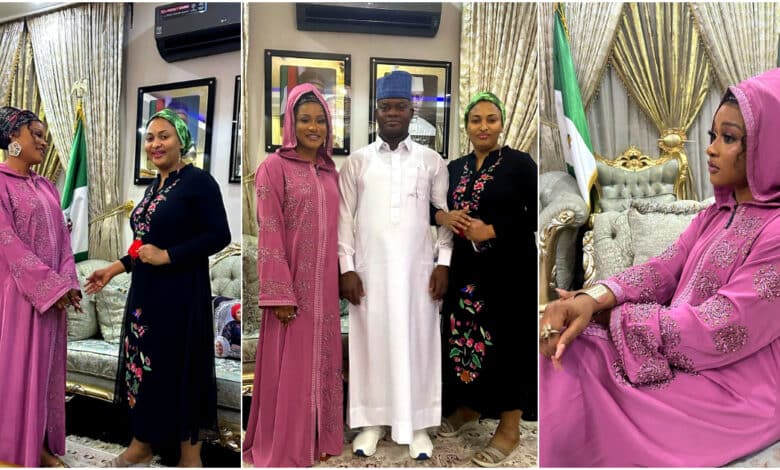 Phyna express joy as she meets Kogi State Governor and wife
