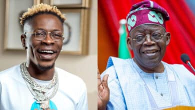 Shatta Wale writes open letter to Prez Tinubu; accepts him as his father over lookalike comments