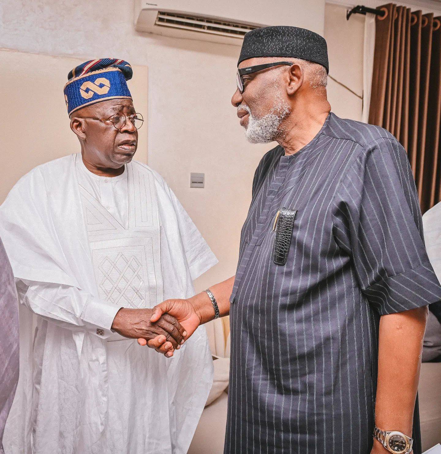 Governor Rotimi Akeredolu and tinubu