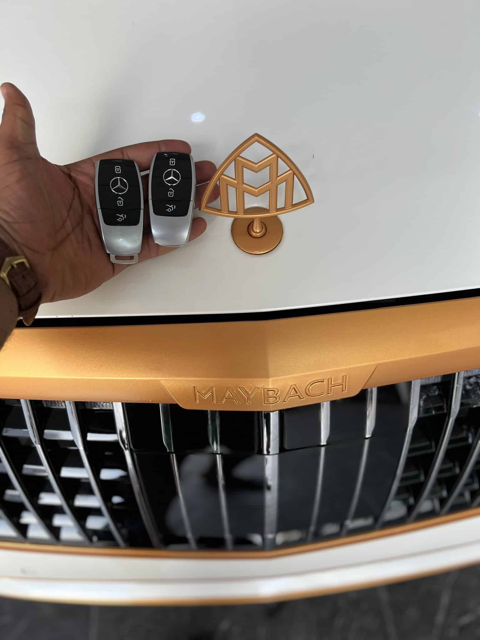 Whitemoney splashes millions of naira on Maybach 