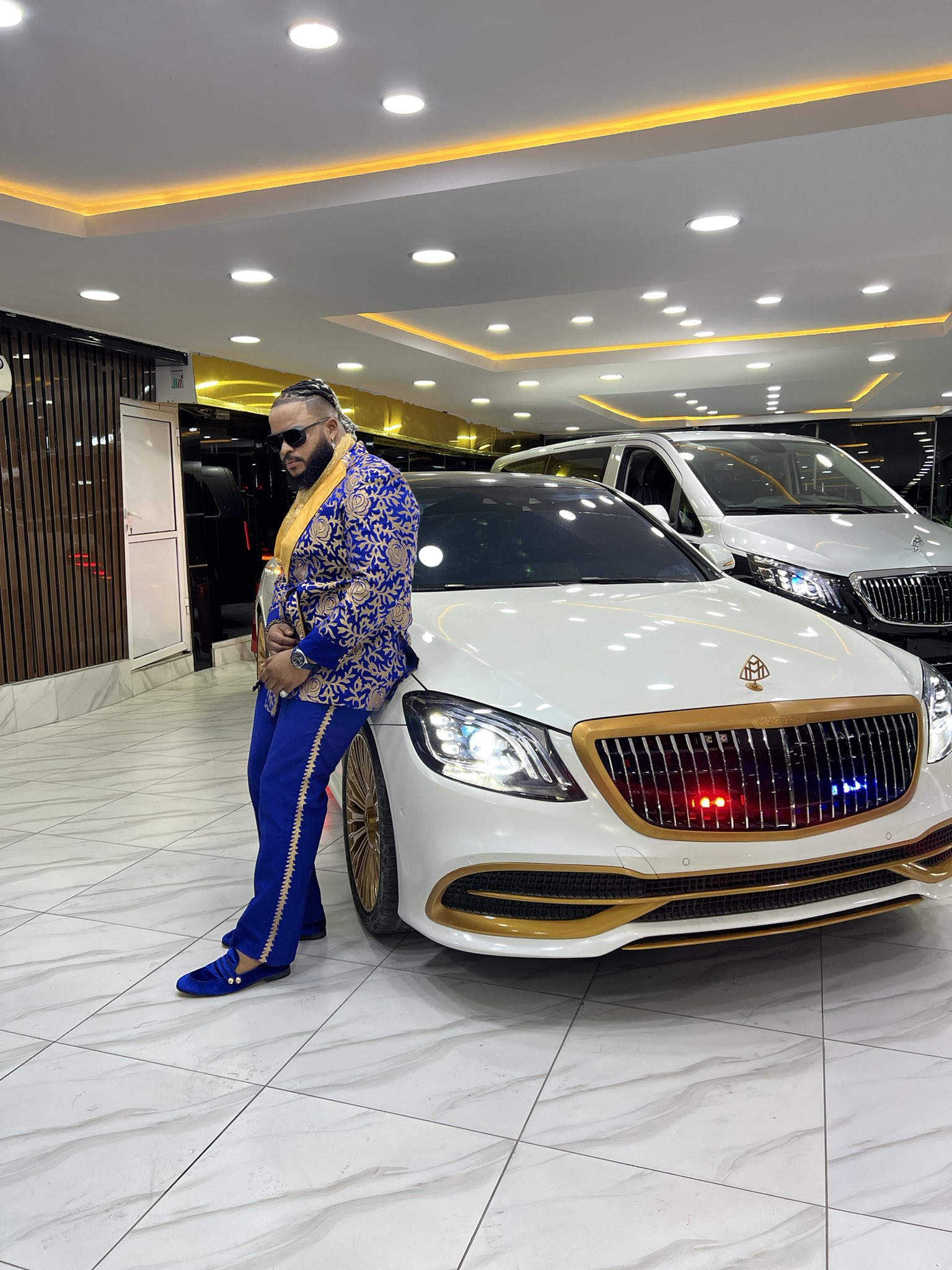 Whitemoney splashes millions of naira on Maybach 