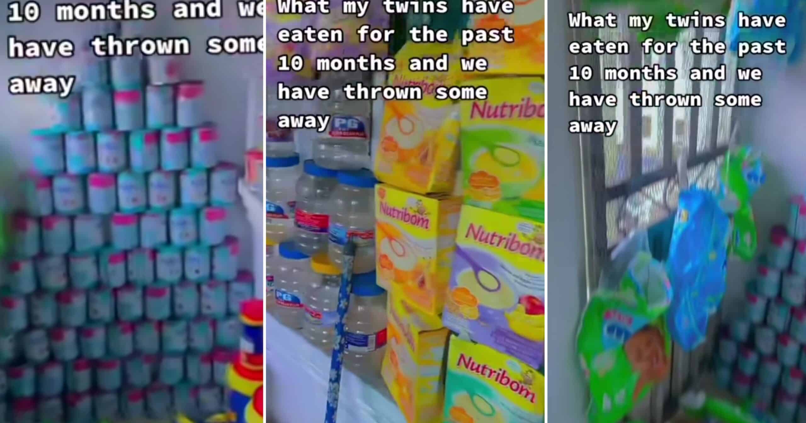 Mum shares video of food has twins consumed in just 10 months