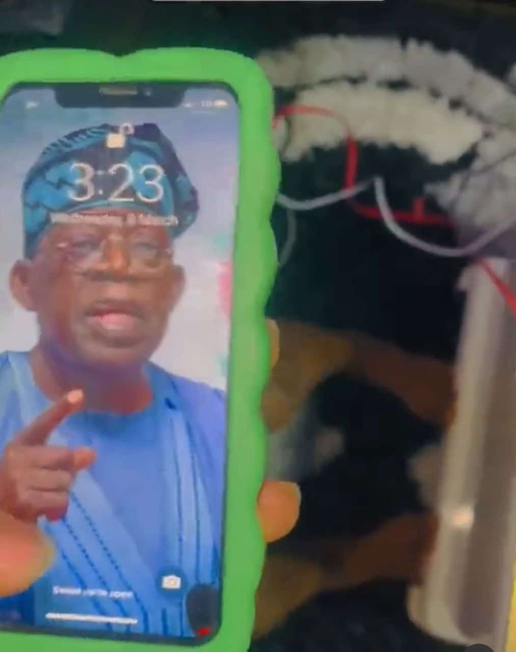 Man condemns girlfriend for using Tinubu as wallpaper, takes action