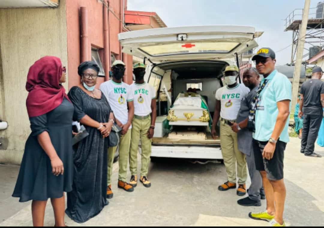 Corps member who died in Lagos train accident laid to rest