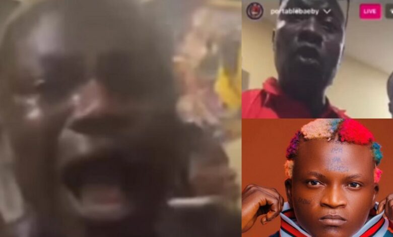 "I am a federal Government liability" - Portable cries out as Police storm his apartment to arrest him