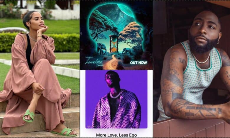 Wizkid's baby mama under fire for promoting 'More Love Less Ego' during Davido's album release