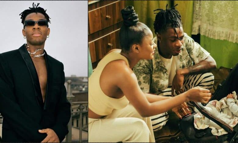 Joeboy becomes a father, shows off baby