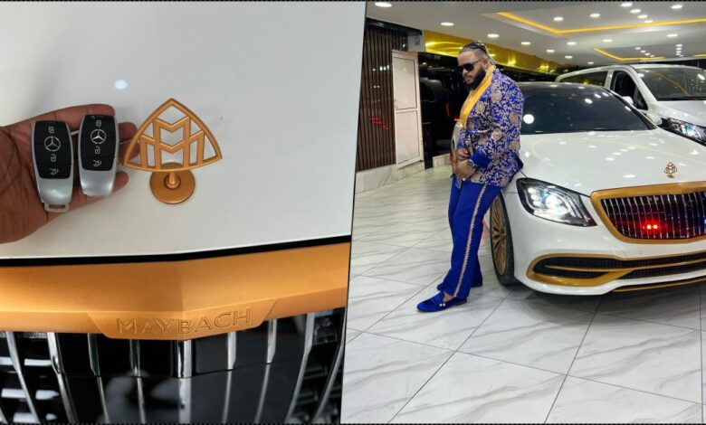 Whitemoney splashes millions of naira on Maybach