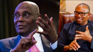 "He was in a rush, scared" — Atiku on why Peter Obi left PDP, lost election